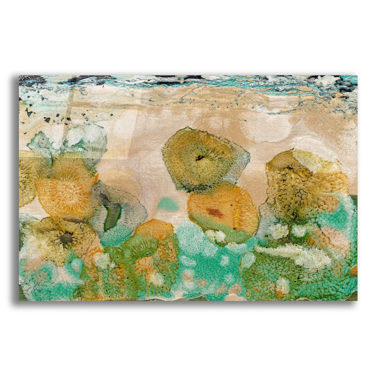 Beneath The Waves 1 by Alicia Ludwig acrylic glass wall art