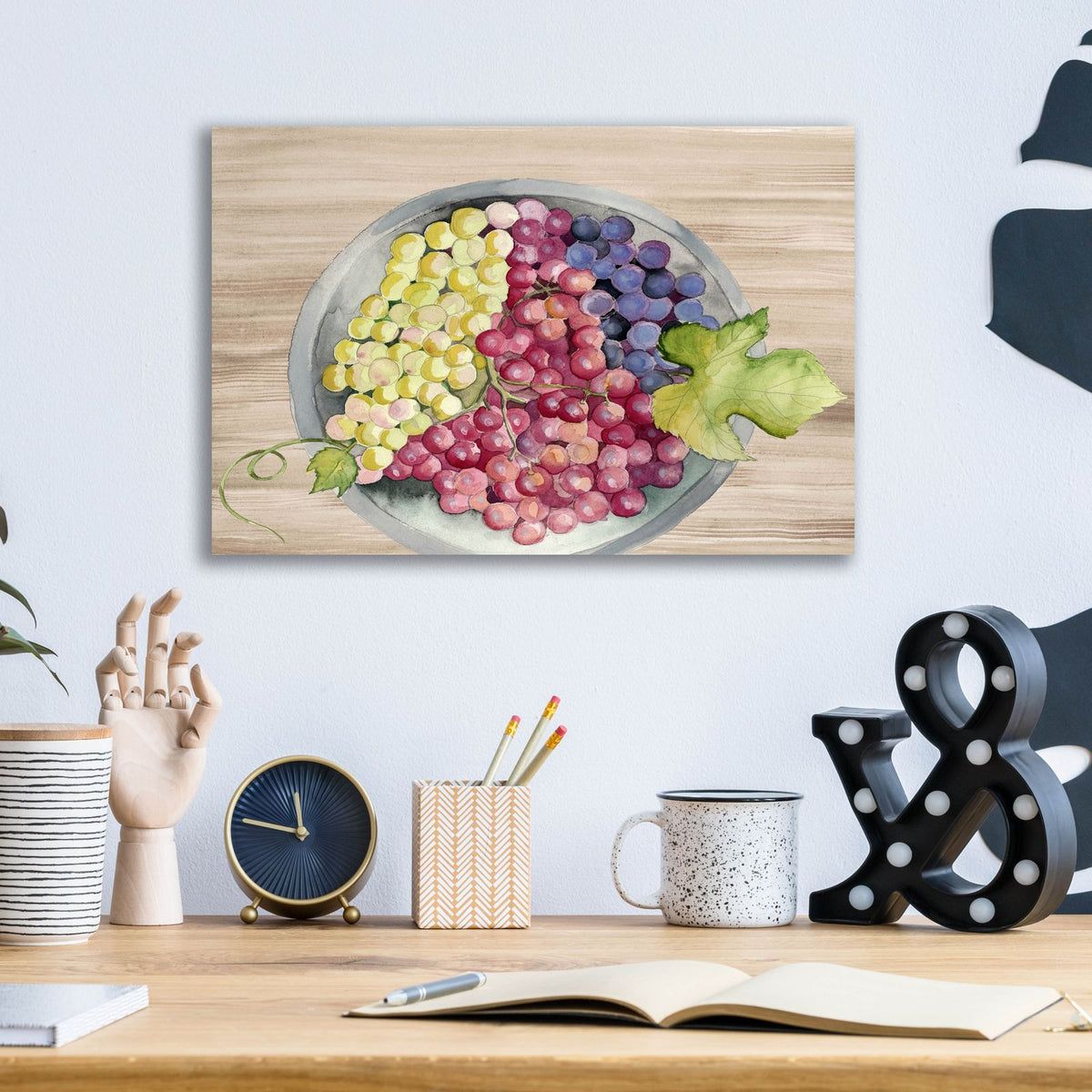 Bowls Of Fruit 2 by Alicia Ludwig - 16x12 acrylic wall art in a room