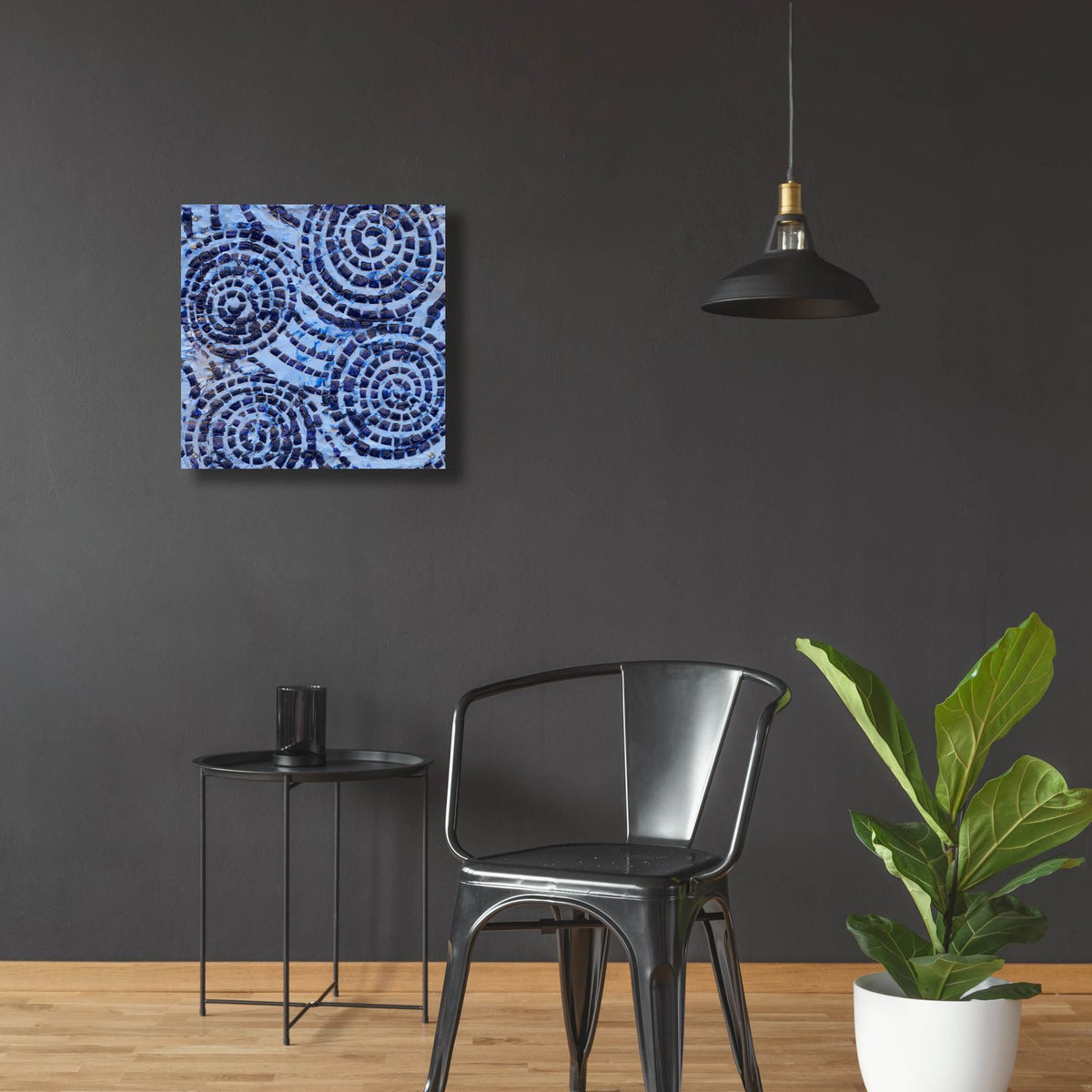 Tempest 1 by Alicia Ludwig - 24x24 acrylic wall art in a room