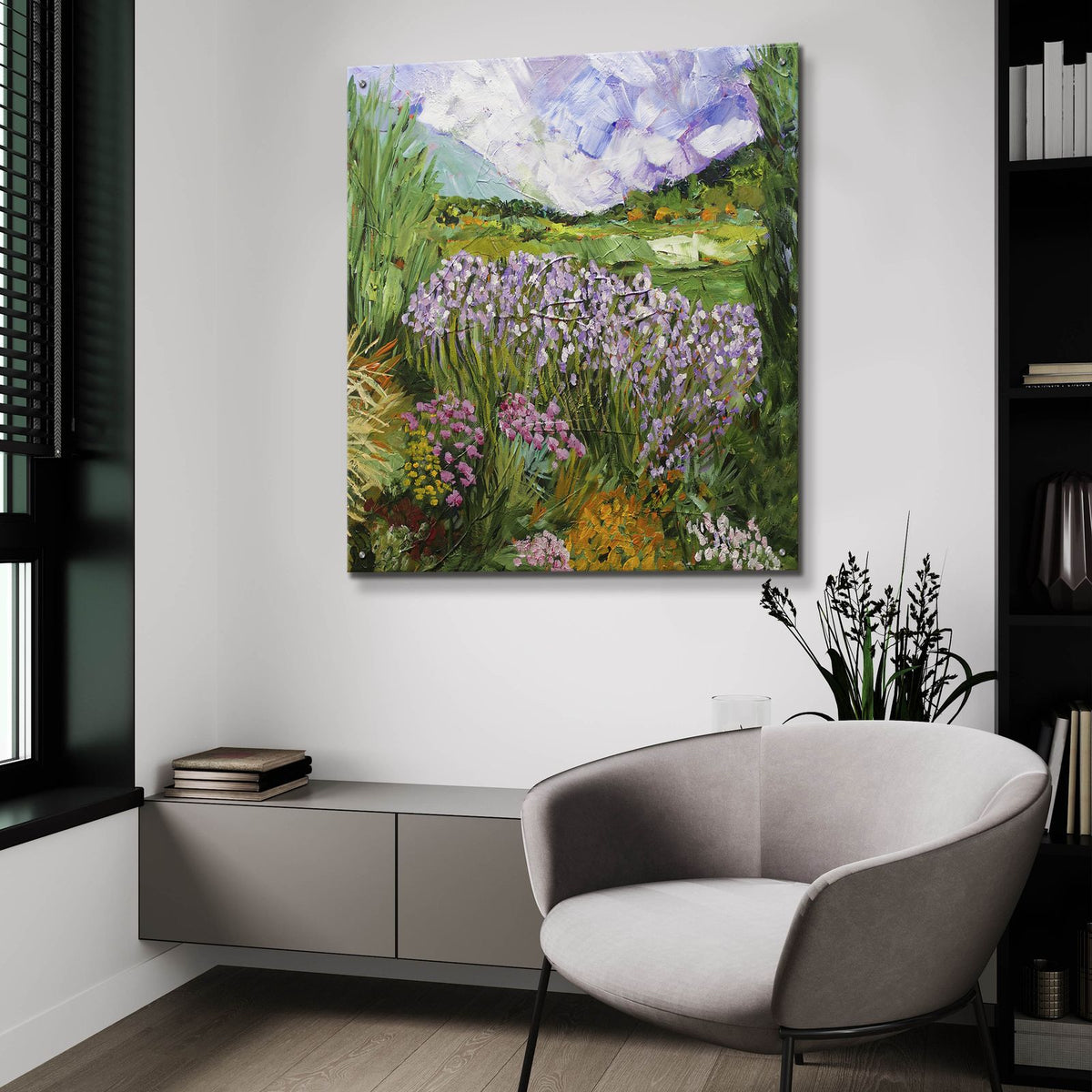 California Dreaming by Allan Friedlander - 36x36 acrylic wall art in a room