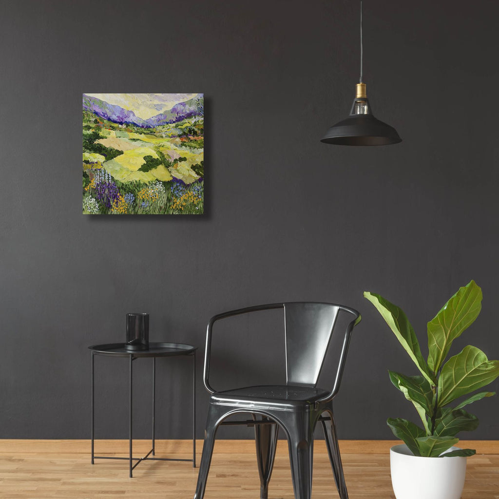 Cool Grass by Allan Friedlander - 24x24 acrylic wall art in a room