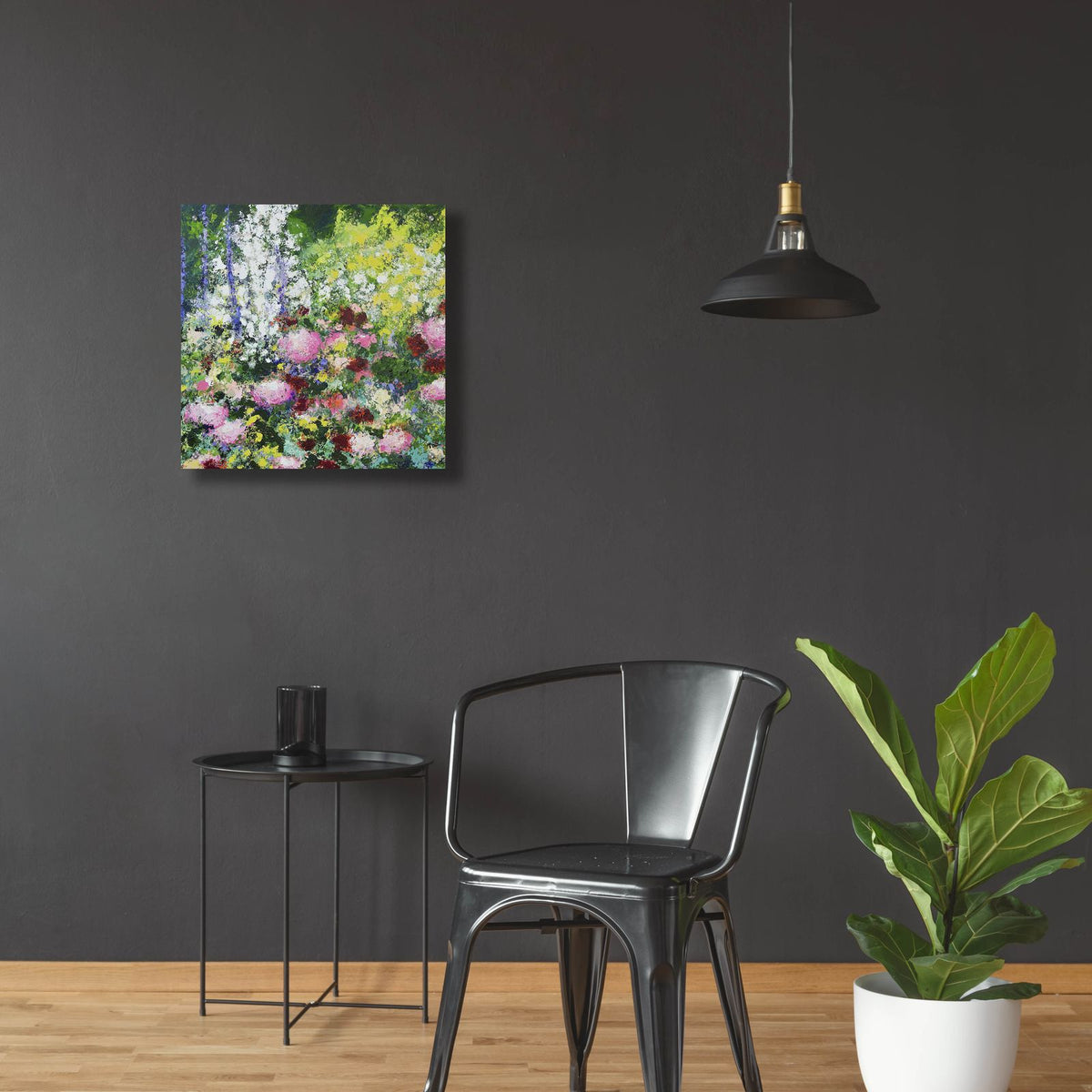 Summertime by Allan Friedlander - 24x24 acrylic wall art in a room