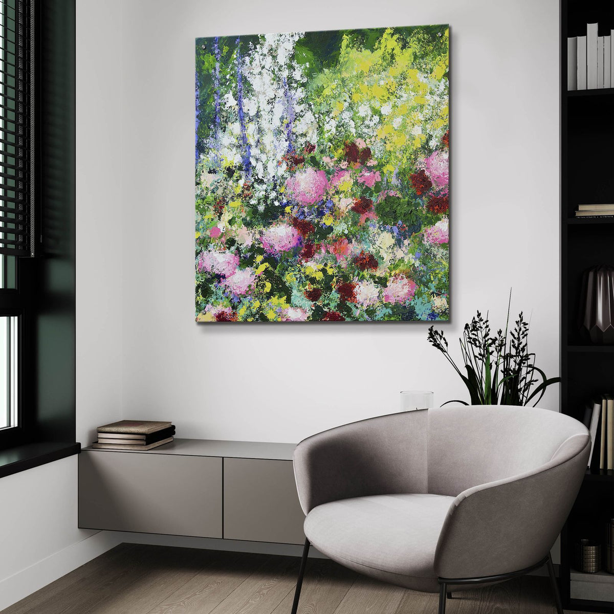 Summertime by Allan Friedlander - 36x36 acrylic wall art in a room