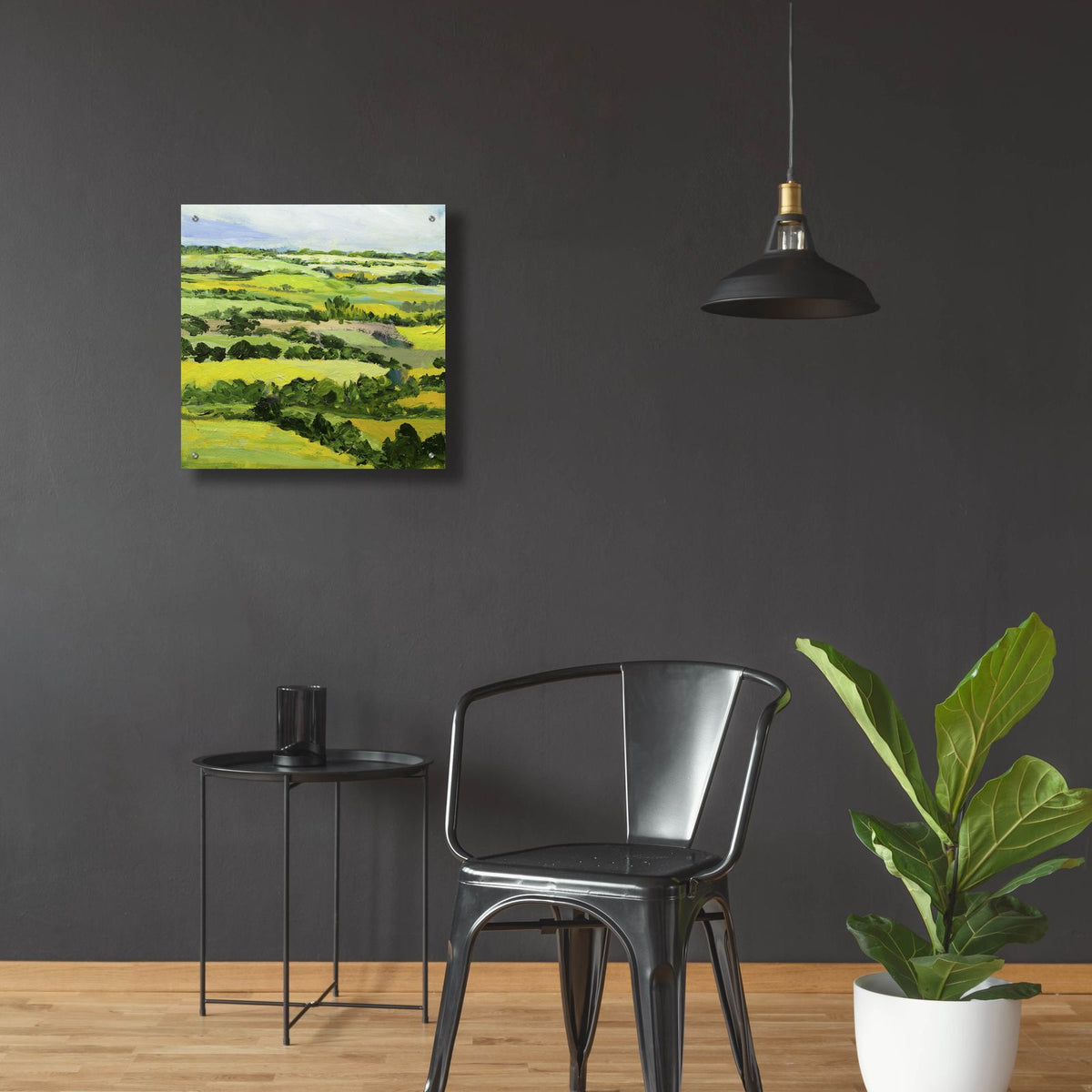 Brightwalton Green by Allan Friedlander - 24x24 acrylic wall art in a room