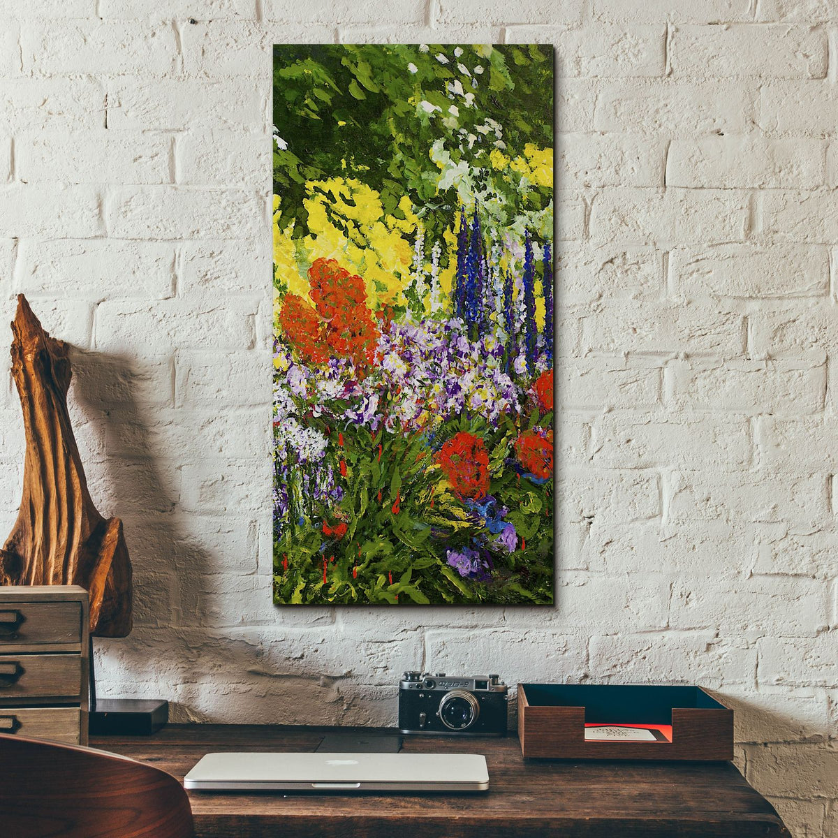 Under The Branch 2 by Allan Friedlander - 12x24 acrylic wall art in a room