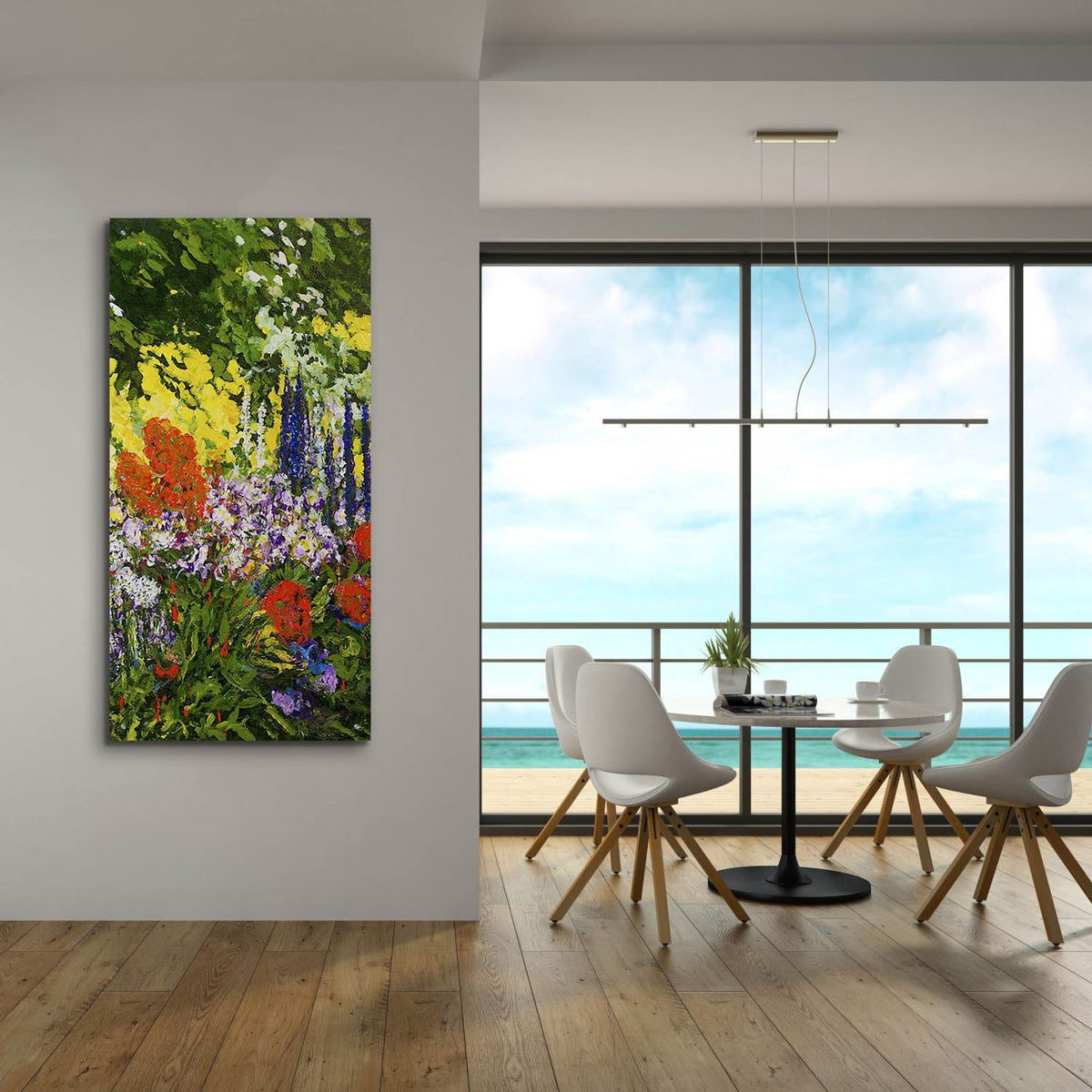 Under The Branch 2 by Allan Friedlander - 24x48 acrylic wall art in a room