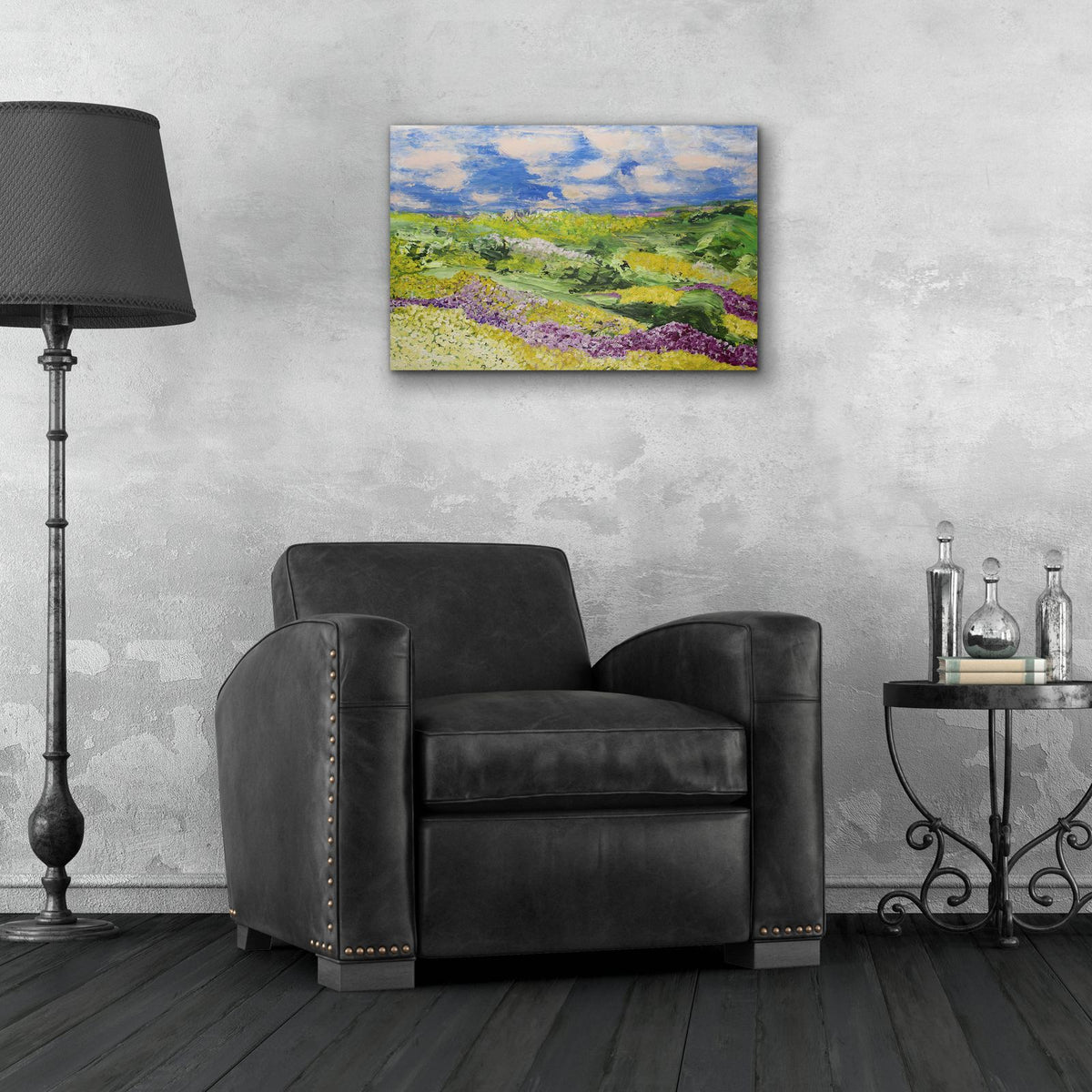 French Valley by Allan Friedlander - 24x16 acrylic wall art in a room