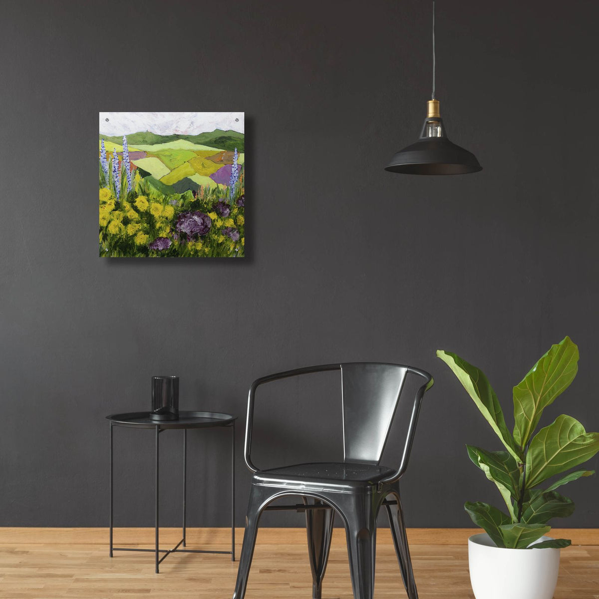 A Good Country by Allan Friedlander - 24x24 acrylic wall art in a room