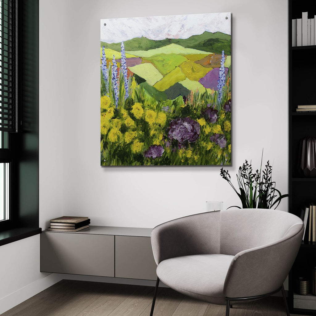 A Good Country by Allan Friedlander - 36x36 acrylic wall art in a room