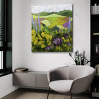 A Good Country by Allan Friedlander - 36x36 acrylic wall art in a room