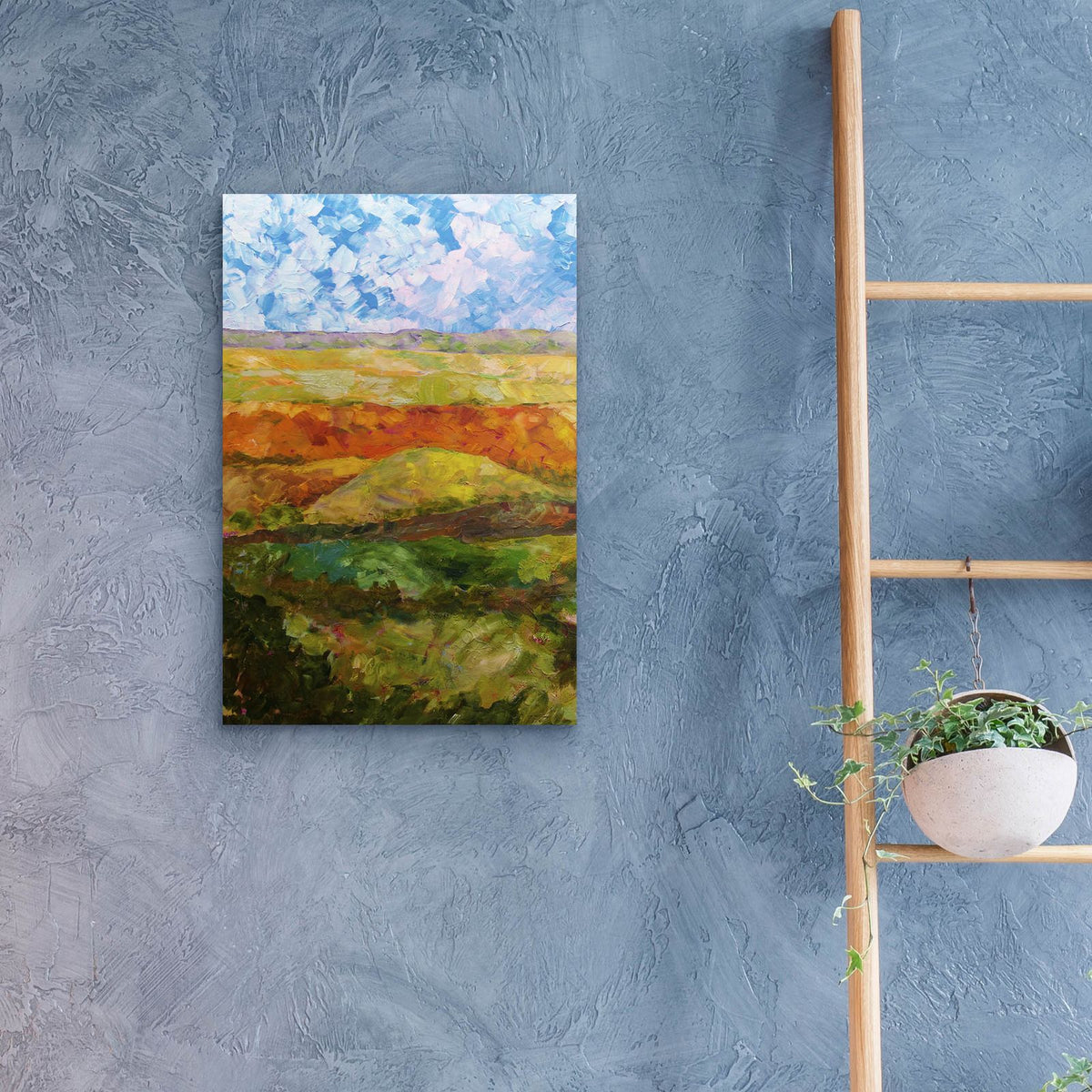 Canyon Ridge 1 by Allan Friedlander - 16x24 acrylic wall art in a room
