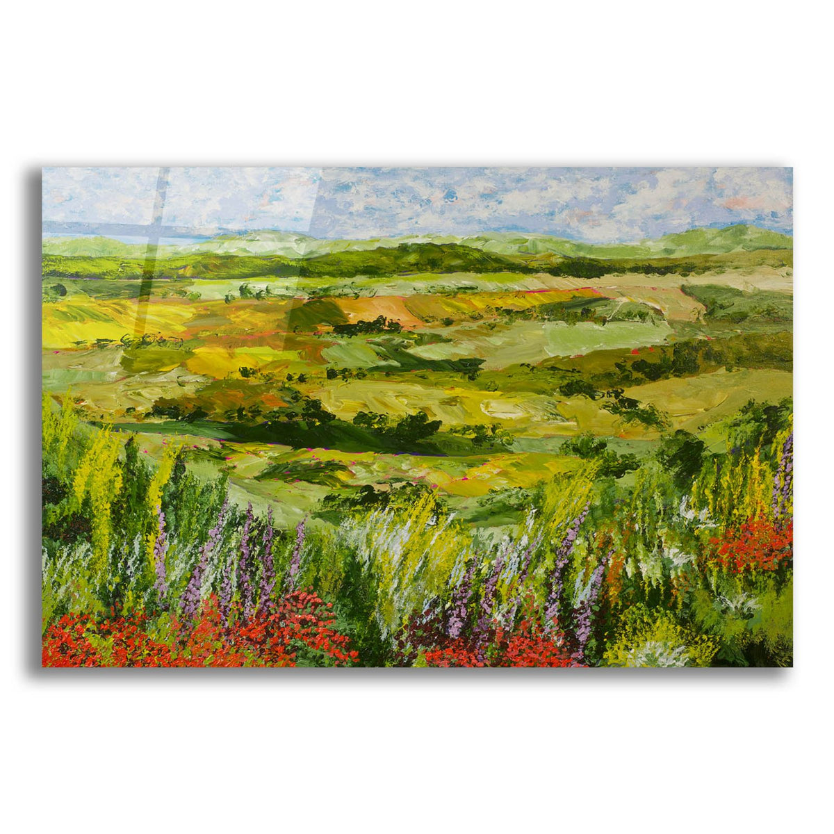 Flower Gate by Allan Friedlander acrylic glass wall art