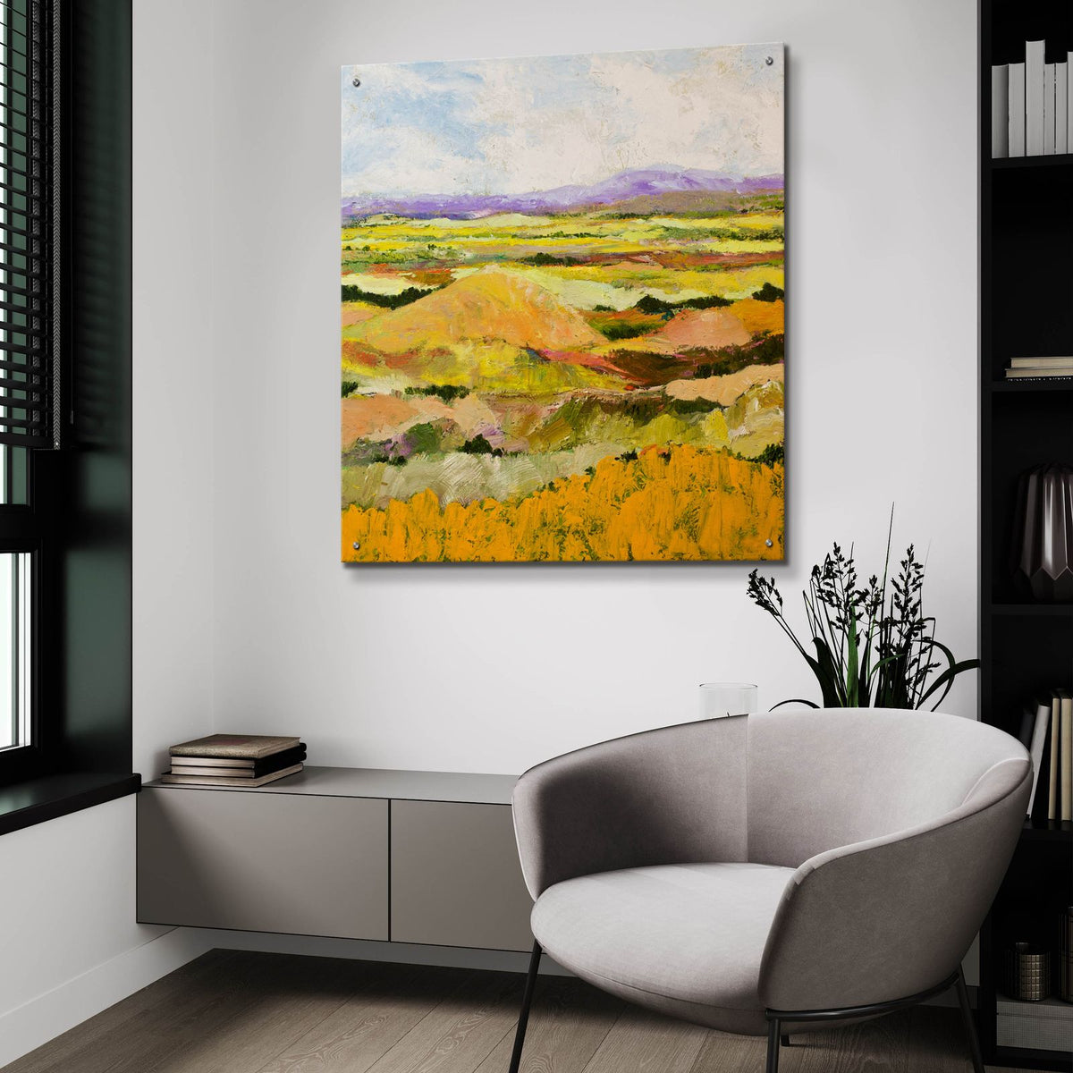 Short Hill by Allan Friedlander - 36x36 acrylic wall art in a room