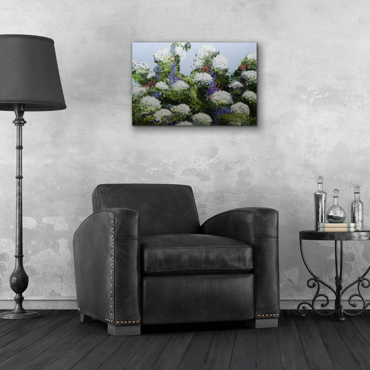 Mum's Garden by Allan Friedlander - 24x16 acrylic wall art in a room