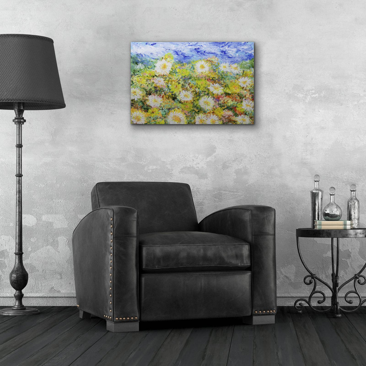 Oh Happy Days by Allan Friedlander - 24x16 acrylic wall art in a room