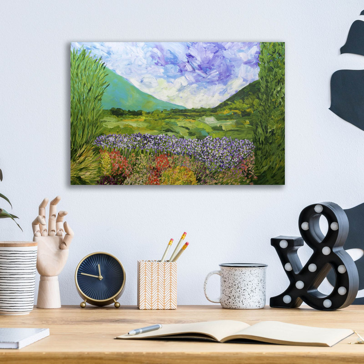 River Bend by Allan Friedlander - 16x12 acrylic wall art in a room