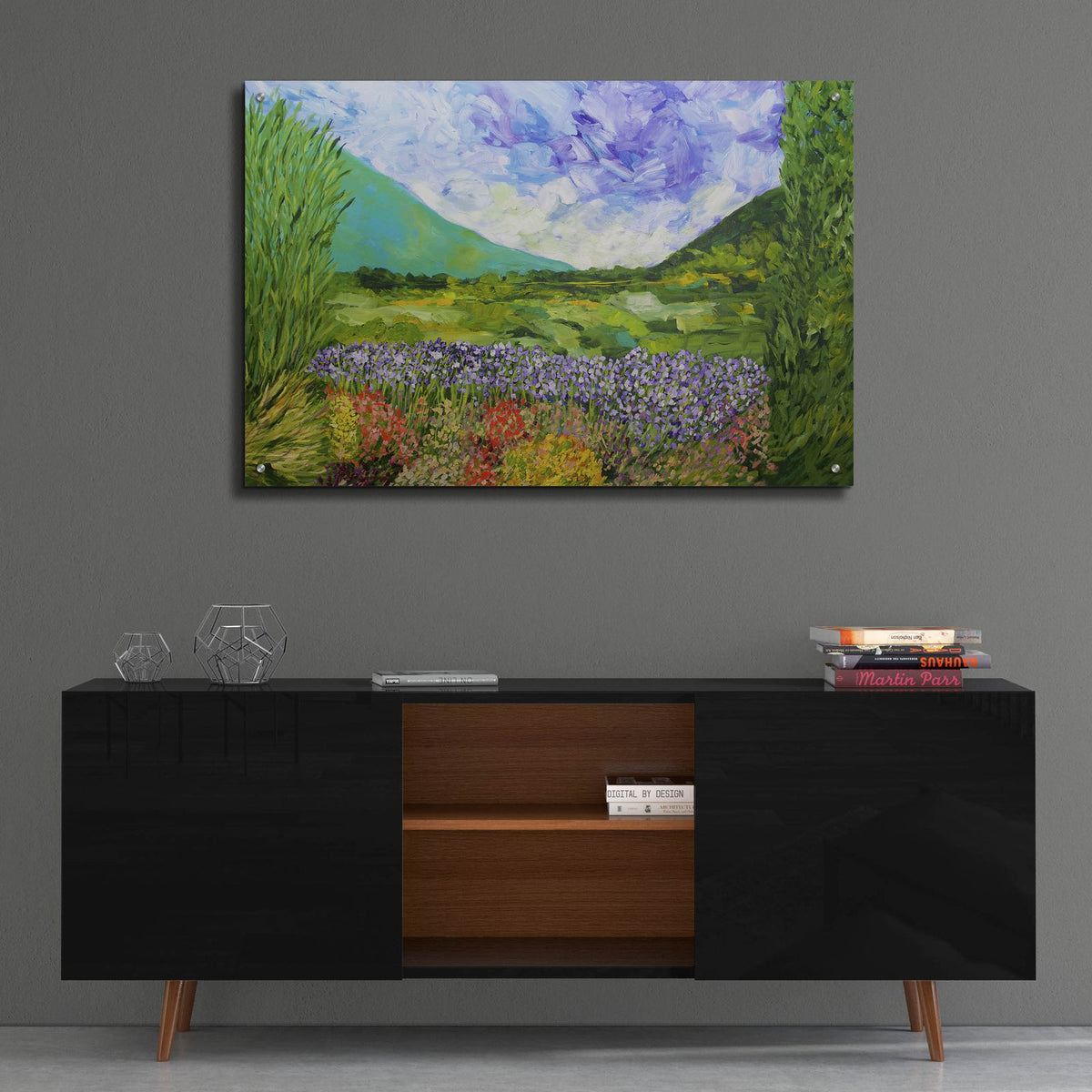 River Bend by Allan Friedlander - 36x24 acrylic wall art in a room