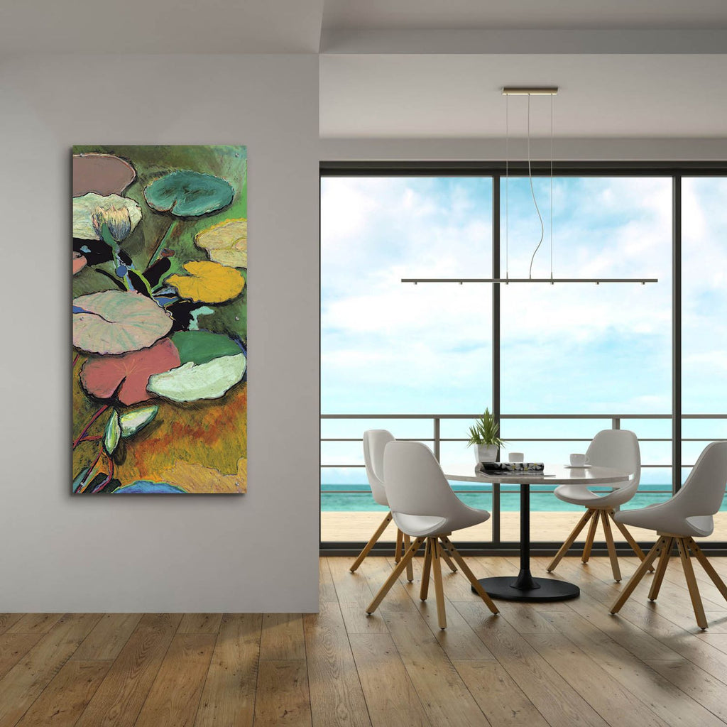 Windchime Spring by Allan Friedlander - 24x48 acrylic wall art in a room