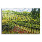 Mountain Vineyard by Allan Friedlander acrylic glass wall art