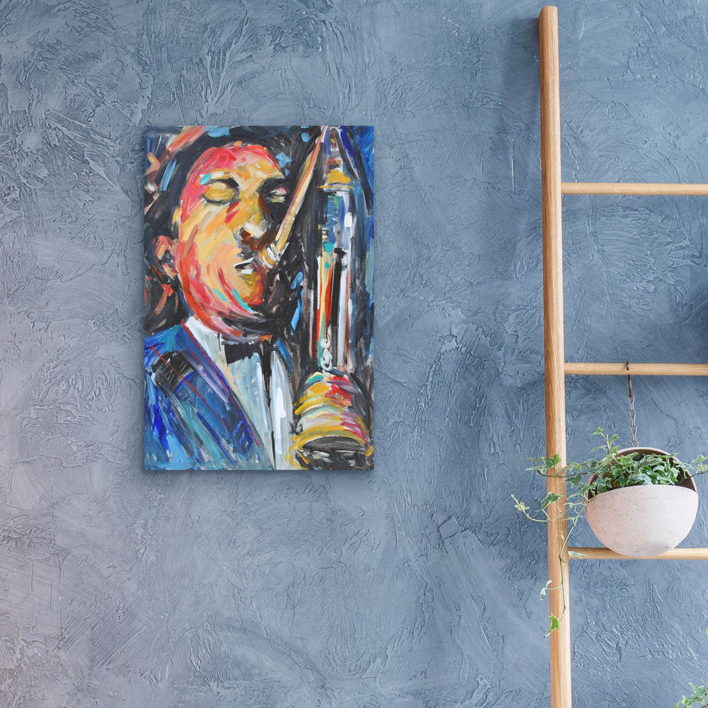 Listen To The Music 3 by Allayn Stevens - 16x24 acrylic wall art in a room