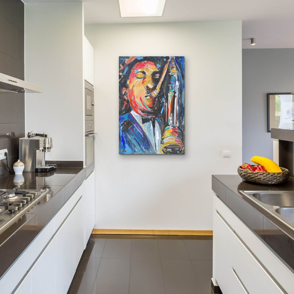 Listen To The Music 3 by Allayn Stevens - 24x36 acrylic wall art in a room