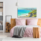 Coast Cliffs by Allayn Stevens - 48x24 acrylic wall art in a room