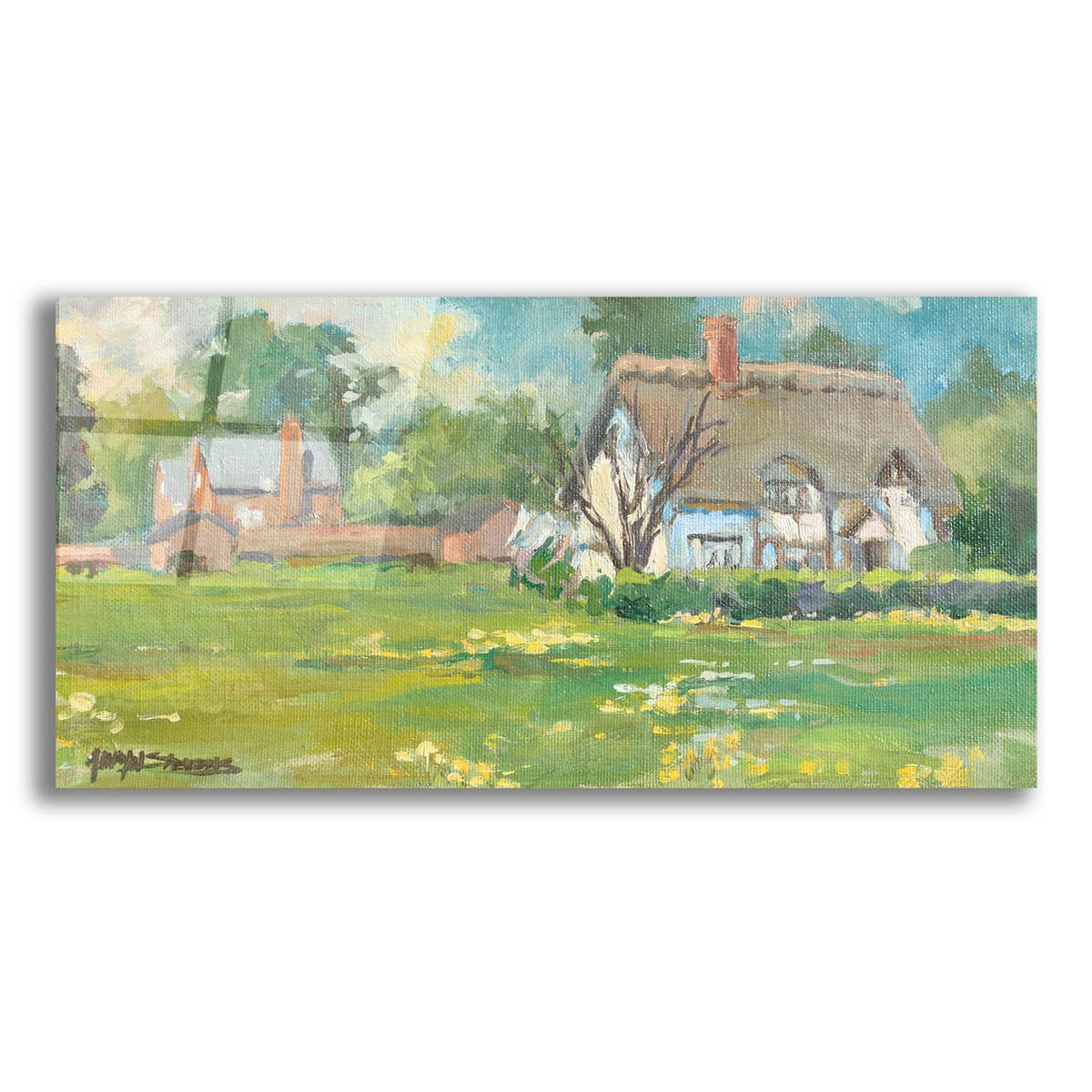 French Farmhouse by Allayn Stevens acrylic glass wall art