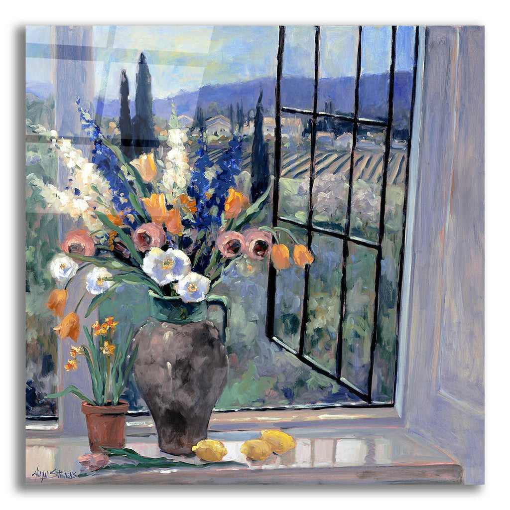 Tuscany Hillside 1 by Allayn Stevens acrylic glass wall art