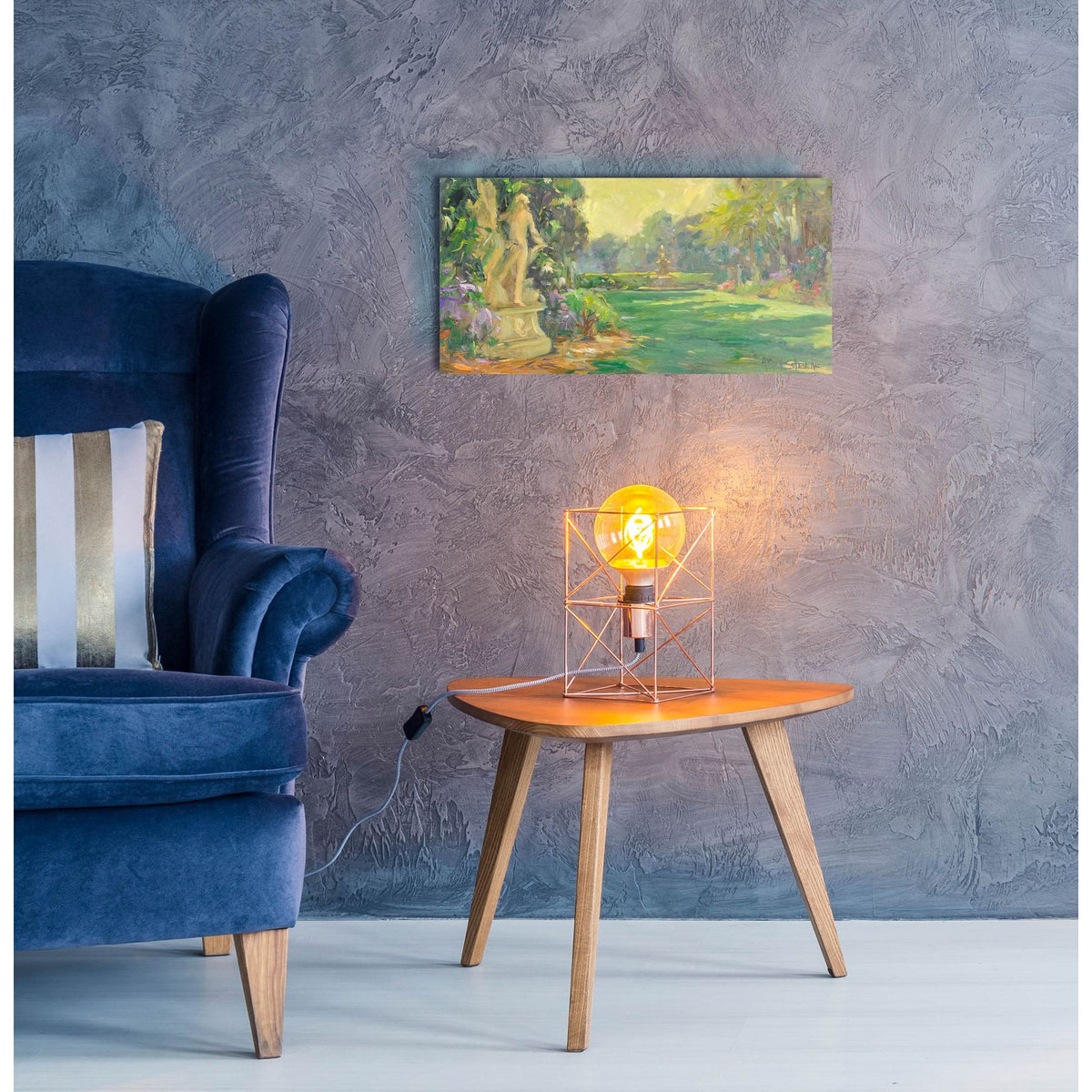 Lake Region by Allayn Stevens - 24x12 acrylic wall art in a room