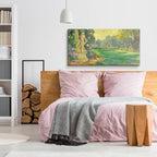 Lake Region by Allayn Stevens - 48x24 acrylic wall art in a room