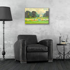 Italian Gardens by Allayn Stevens - 24x16 acrylic wall art in a room