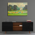 Italian Gardens by Allayn Stevens - 36x24 acrylic wall art in a room