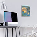 Harbor Side 1 by Allayn Stevens - 12x16 acrylic wall art in a room