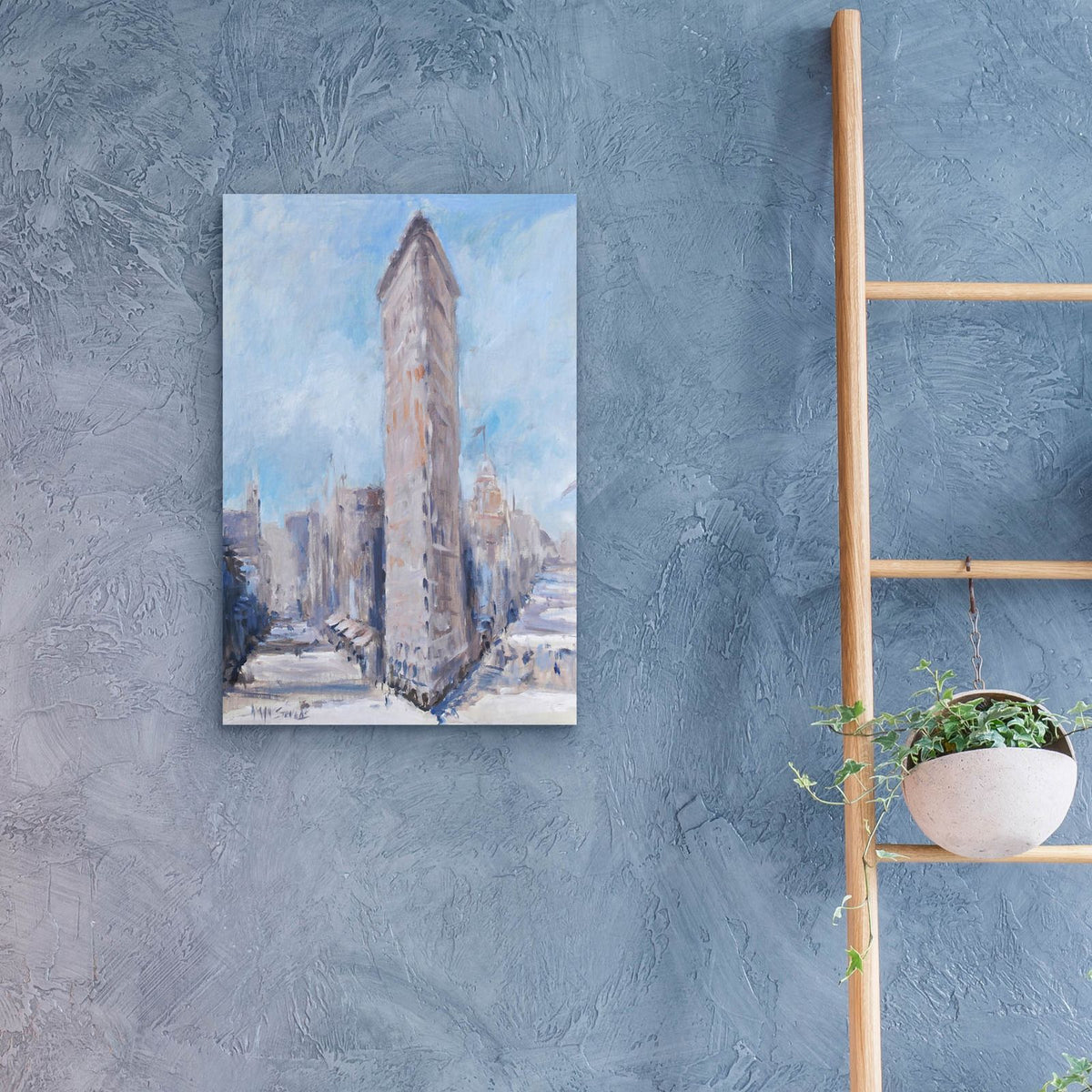 Flatiron by Allayn Stevens - 16x24 acrylic wall art in a room