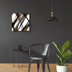 Cross Ways 4 by Alonzo Saunders - 24x24 acrylic wall art in a room