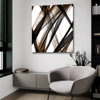 Cross Ways 4 by Alonzo Saunders - 36x36 acrylic wall art in a room
