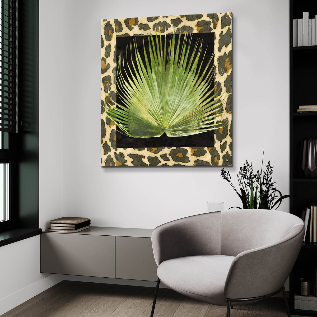 Tropic Collection 3 by Alonzo Saunders - 36x36 acrylic wall art in a room