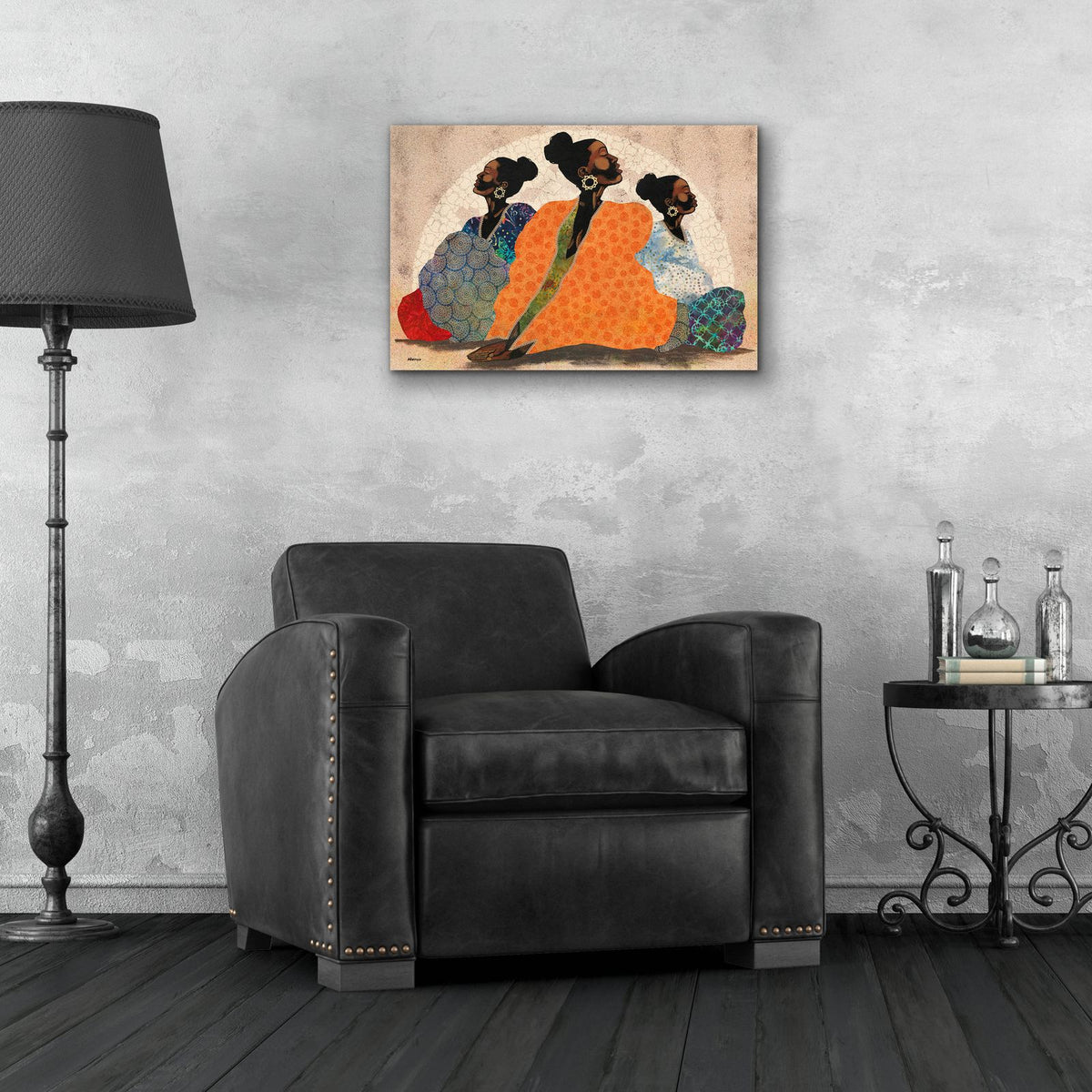 Meditation Contemplation by Alonzo Saunders - 24x16 acrylic wall art in a room