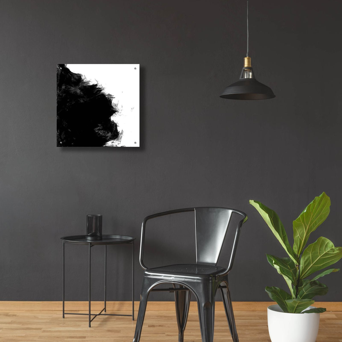 Sketchy 2 by Alonzo Saunders - 24x24 acrylic wall art in a room