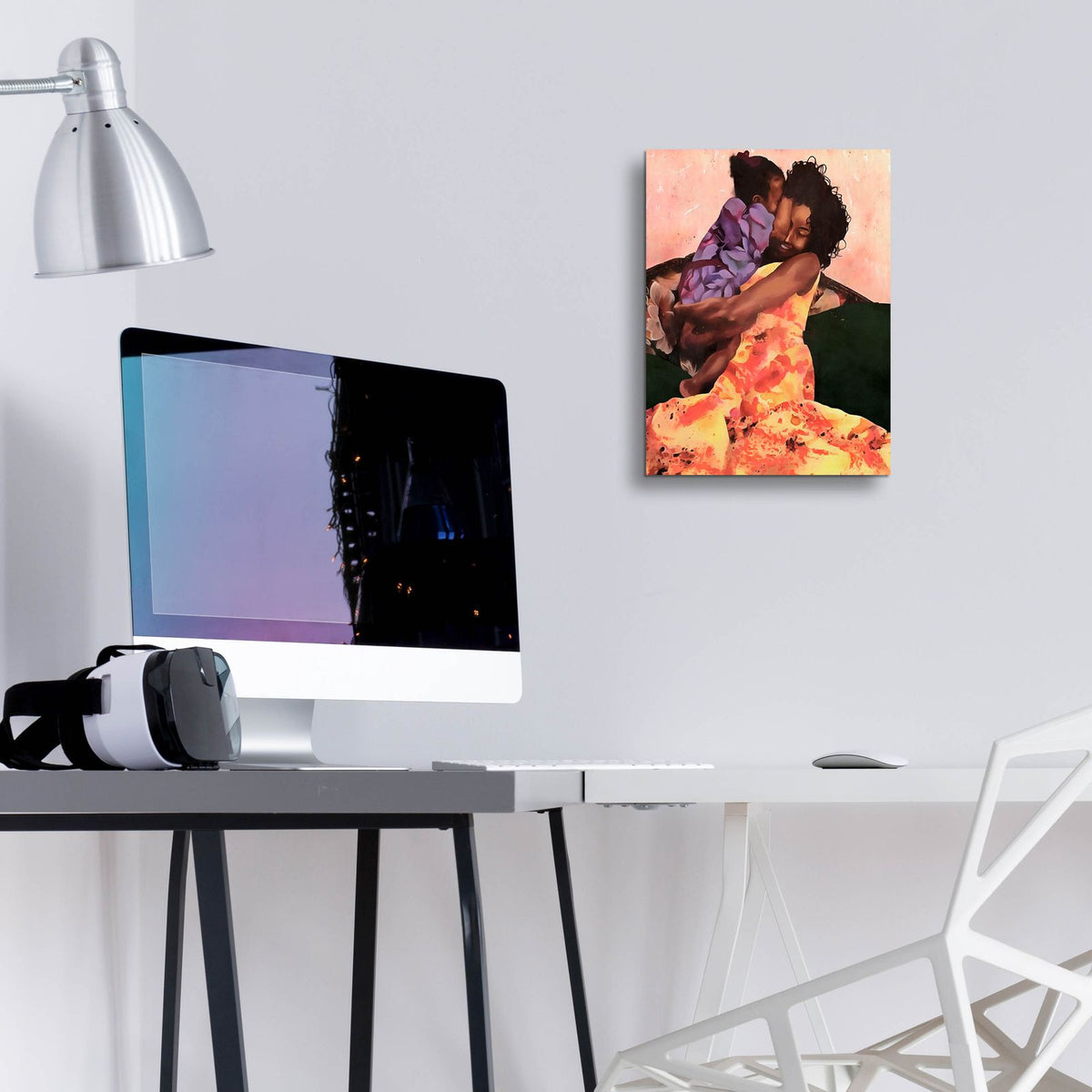 Her Strength by Alonzo Saunders - 12x16 acrylic wall art in a room