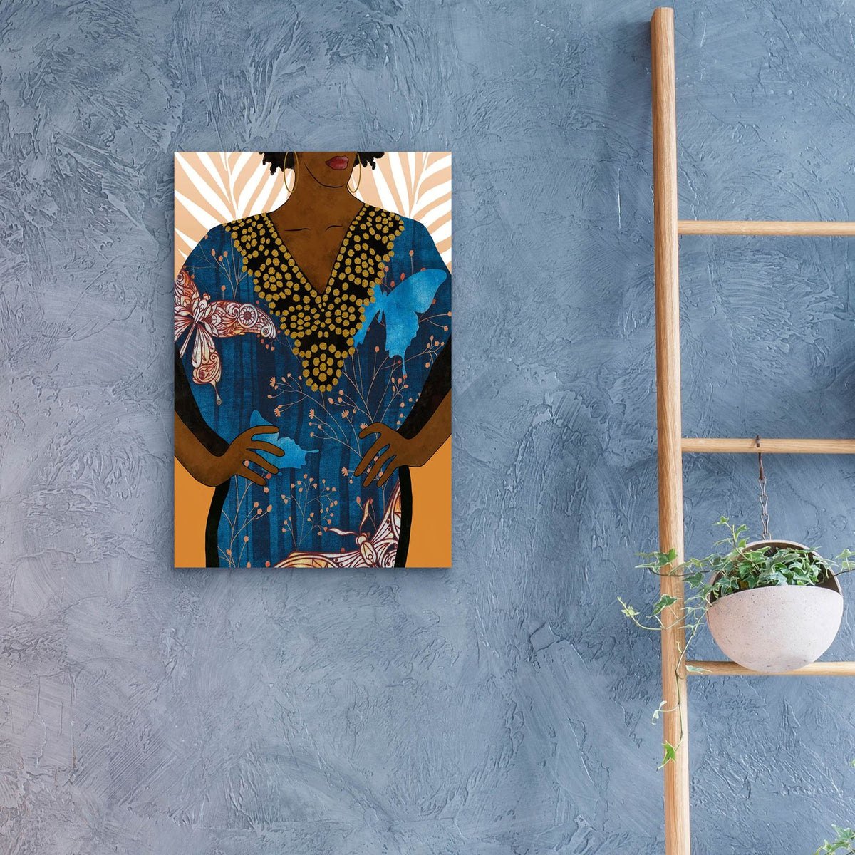 Her Style 1 by Alonzo Saunders - 16x24 acrylic wall art in a room