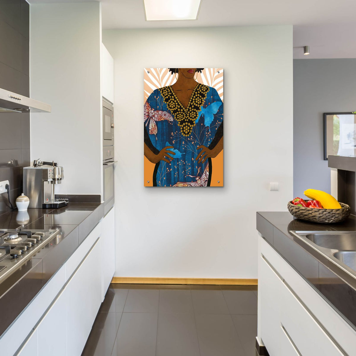 Her Style 1 by Alonzo Saunders - 24x36 acrylic wall art in a room