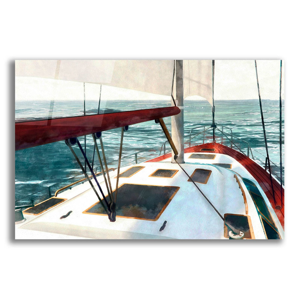 Sailing The Seas 1 by Alonzo Saunders acrylic glass wall art