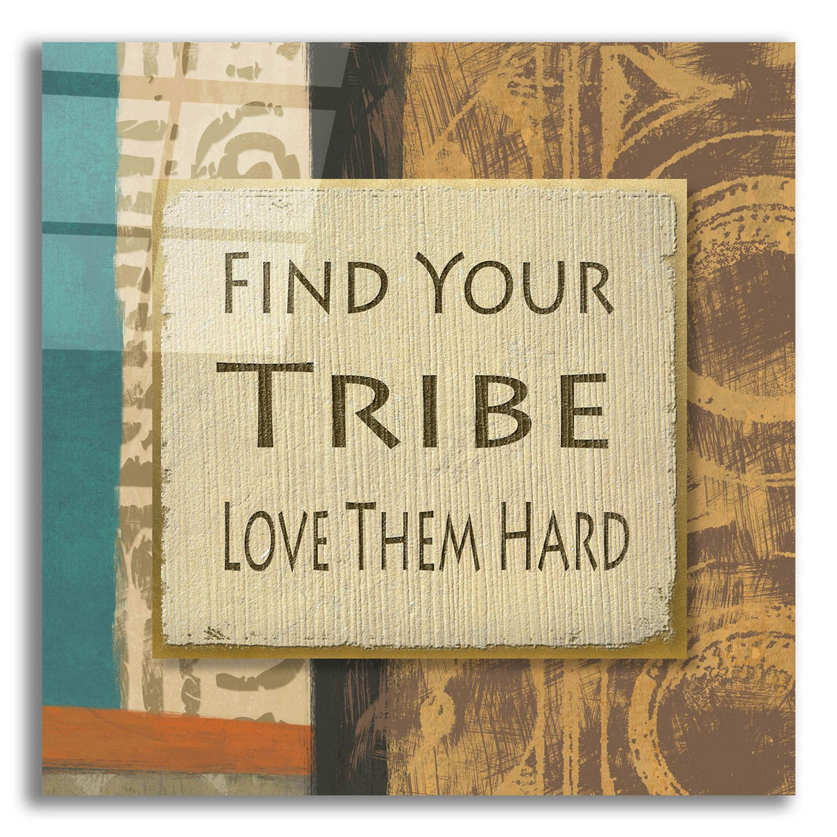 Tribe 1 by Alonzo Saunders acrylic glass wall art