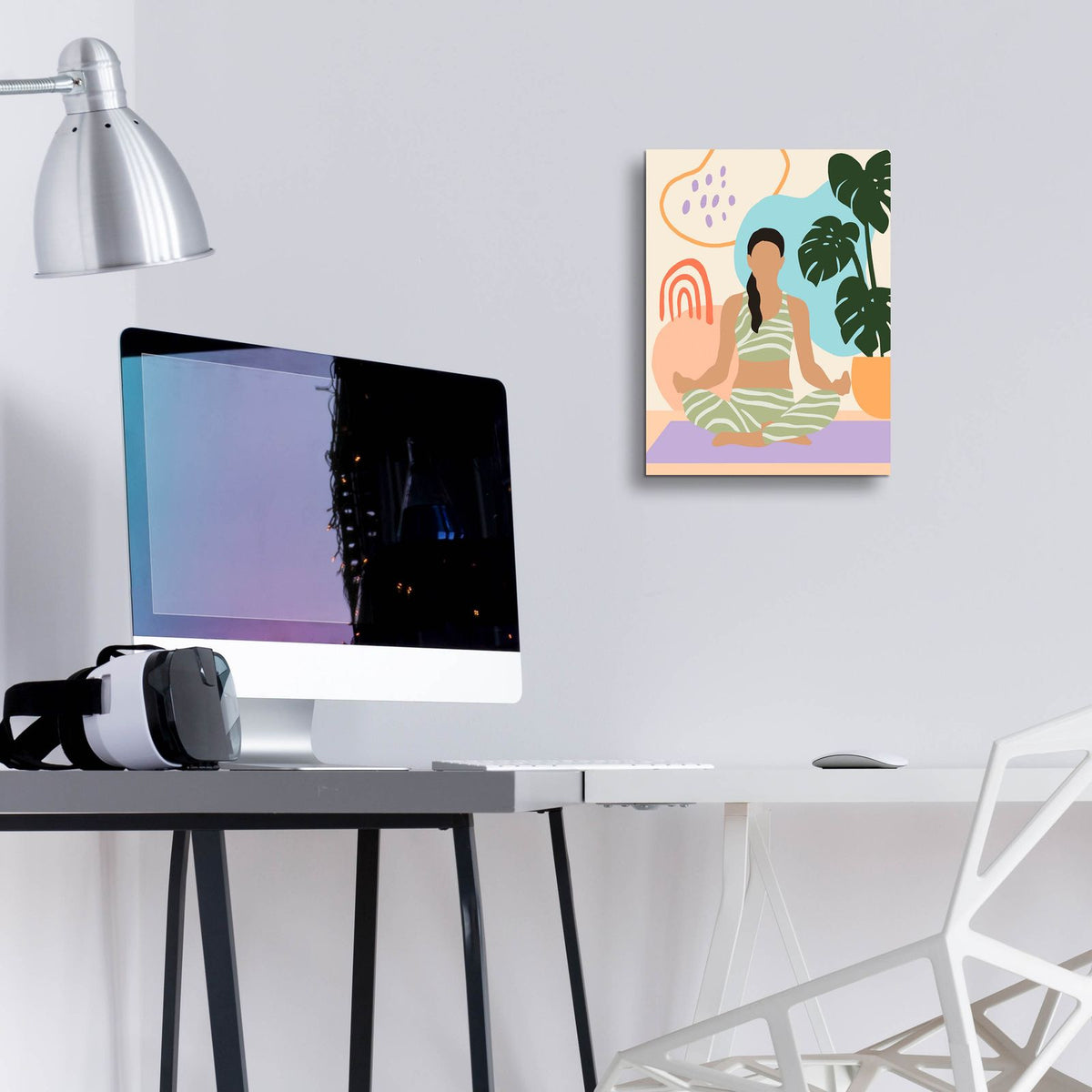 Bright Energy 1 by Annie Warren - 12x16 acrylic wall art in a room