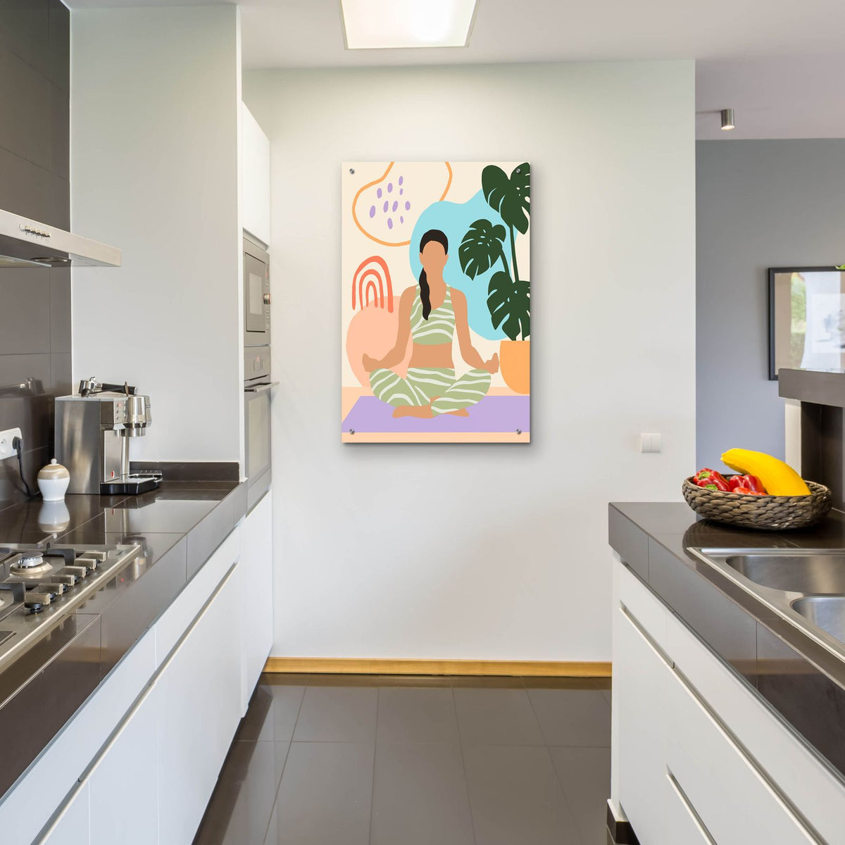 Bright Energy 1 by Annie Warren - 24x36 acrylic wall art in a room