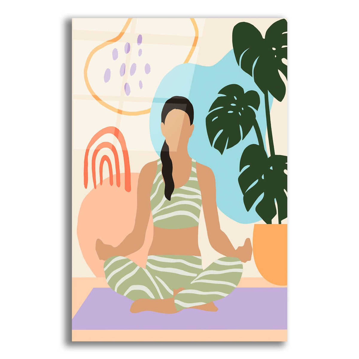 Bright Energy 1 by Annie Warren acrylic glass wall art