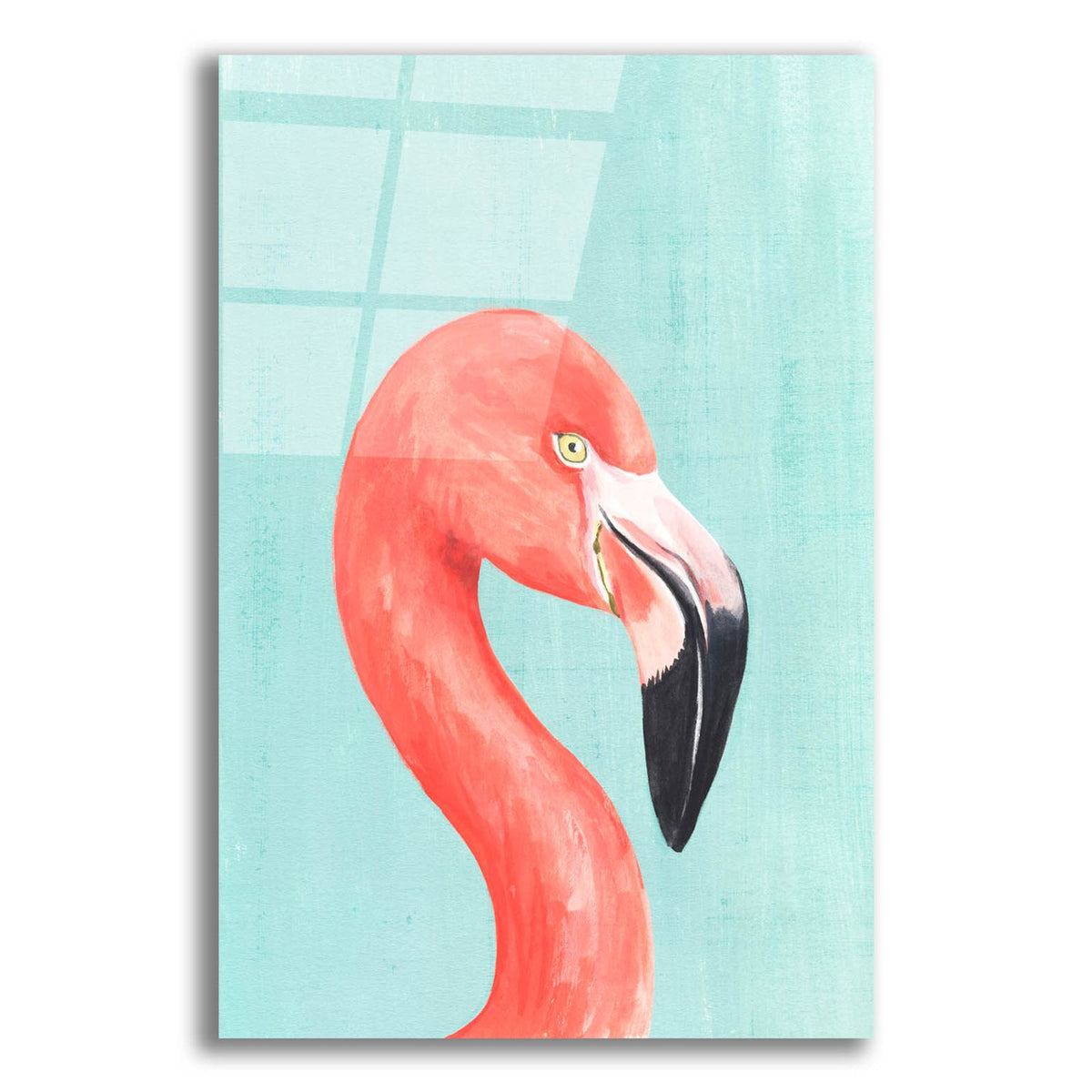 Exotic Bird On Blue 4 by Annie Warren acrylic glass wall art