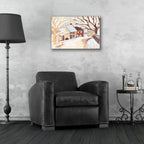 Snowy Street 2 by Annie Warren - 24x16 acrylic wall art in a room