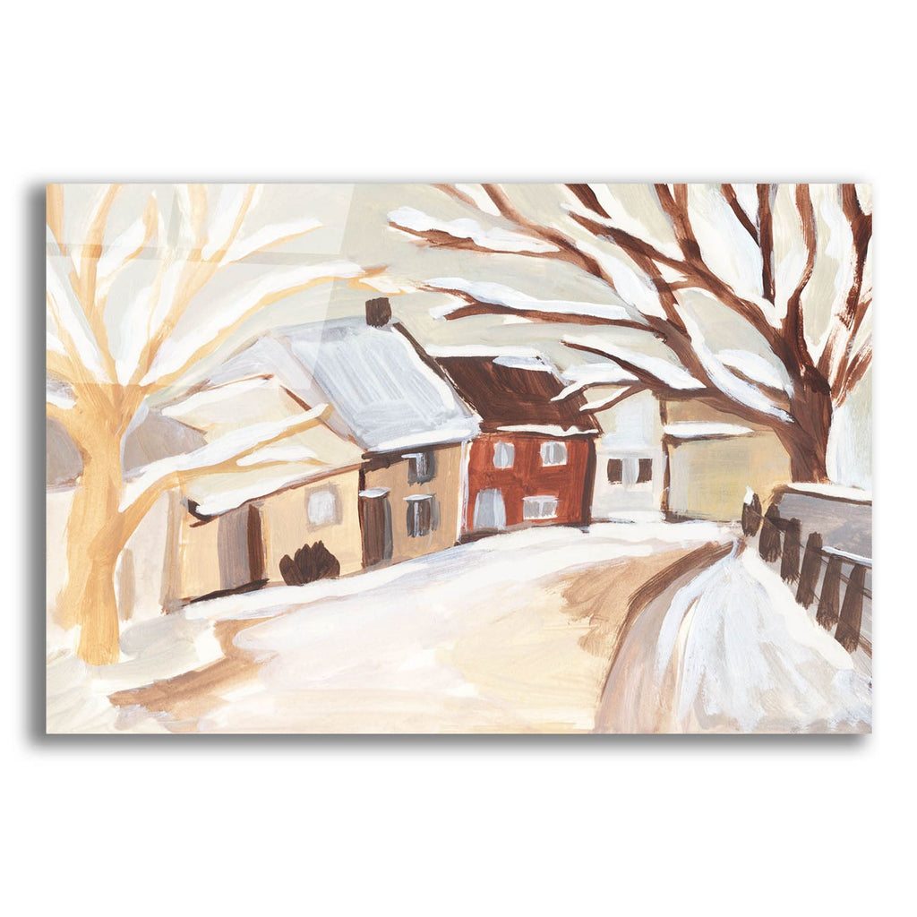 Snowy Street 2 by Annie Warren acrylic glass wall art